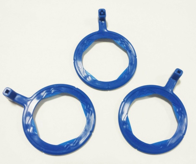 3 Anterior Xray Aiming Rings Color Coded Rinn XCP Style Blue XRay