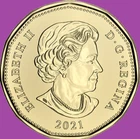 2021 Canada Loonie — photo from another recent sale