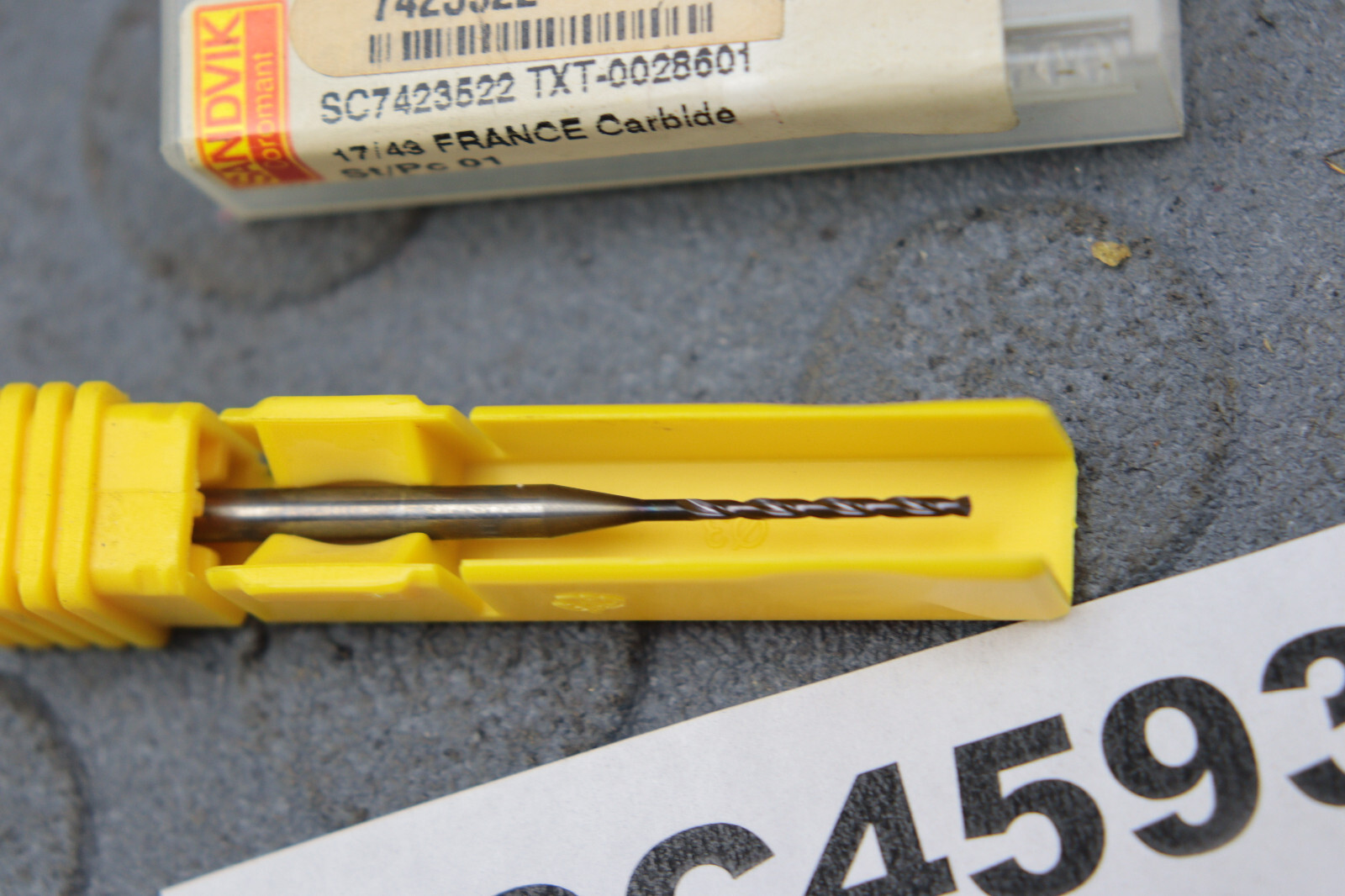 SANDVIK 1/16 CARBIDE DRILL SC7423522 LOC4593