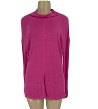 Sanctuary Medium Women Highroad Thermal Long Sleeve Turtleneck Top Pink #5