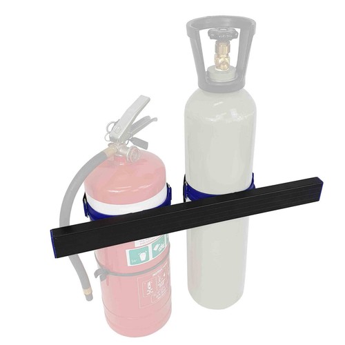 AUSTRALIAN MADE NobleFix Gas Bottle Holder Restraint 600mm Track 2x 900mm Strap - Picture 4 of 11
