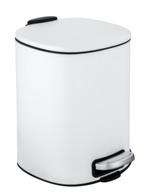 WENKO Tret Müll Eimer ALASSIO 5 L Abfall Korb Kosmetik Absenkautomatik Bad WC
