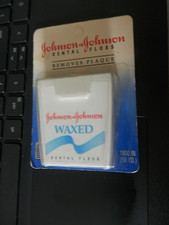 Johnson Johnson Reach teeth Dental Floss Plain Waxed 55 Yd Vtg 1991 Original