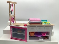 Barbie Ultimate Kitchen Play Dough Set Accessories Lot Pot Pan Bowl