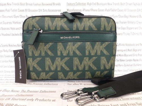 MICHAEL KORS Utility Crossbody Bag Mens Asst-Col Slim Shoulder Camera Bags BNWT - Picture 14 of 36