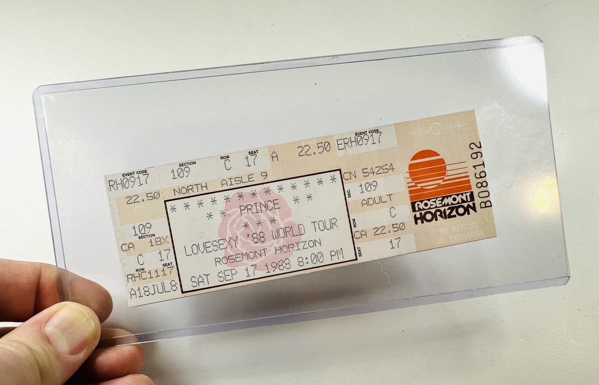 PRINCE - Lovesexy Tour - Ticket Stub - 9/17/88 | eBay