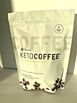 It Works Keto Coffee 15 Packets with MCT Oil New And