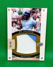 2009 UPPER DECK SWEET SPOT CLASSIC BO JACKSON JERSEY PATCH 35/40 ROYALS
