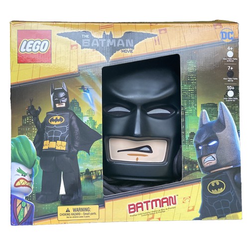 Batman LEGO Movie Deluxe 6PC Costume Kids size S 4/6 Licensed Disguise –  Archies Toys