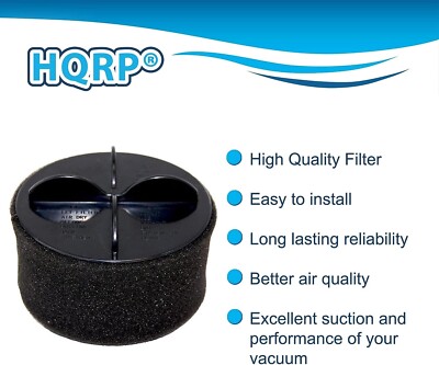 HQRP H12 Replacement Filter For Bissell Vacuums – Fits Models 6582, 6594, 6583, 6584 & More