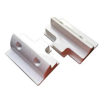 BAU-TECH SOLARENERGIE Solarmodul Halterung Wohnmobile 18 cm ABS Kunststoff weiß inkl. Schrauben