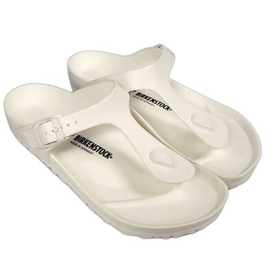 Birkenstock 0128221 Gizeh Eva White Womens 9 US | eBay