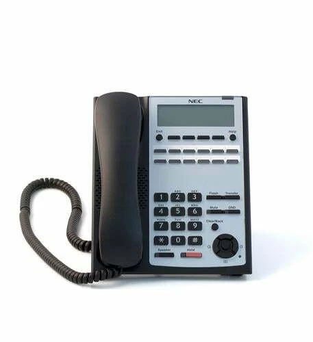 NEC 1100061 12-Button Full-Duplex Telephone - Black - Image 2 of 2