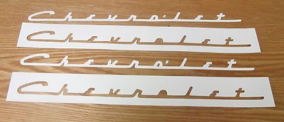 1955 56 1957 58 64 CHEVY VALVE COVER ''CHEVROLET'' PAINT MASK STENCIL * USA MADE *