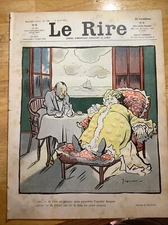 1904 LE RIRE  MAGAZINE WITH NOTED ARTISTS ~ ART NOUVEAU ~ IMPRESSIONISM