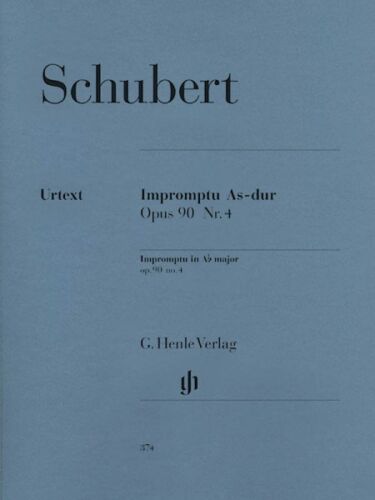 Schubert Impromptu en la majeur plat op. 90 D 899 partition piano solo 051480374 - Photo 1/1
