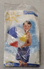 Vintage Intex 20" 51cm Glossy Panel Beach Ball The Wet Set 59020 New Sealed 2003