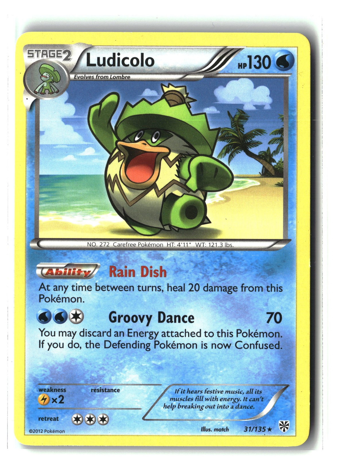 Plasma Storm #31/135 Ludicolo