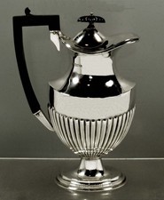 English Sterling Silver Pitcher 1898 NEWCASTLE