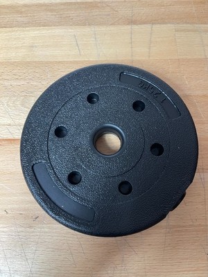 New Pair of 1.25kg Standard Plastic Filled Weight Plates Barbell Dumbbell Home