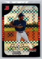 2005 Bowman Chrome Draft X-Fractors #BDP1 Rickie Weeks /250
