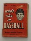 1954 Who's Who in Baseball Al Rosen 39th Edition Vintage Magazine Roy Campanella