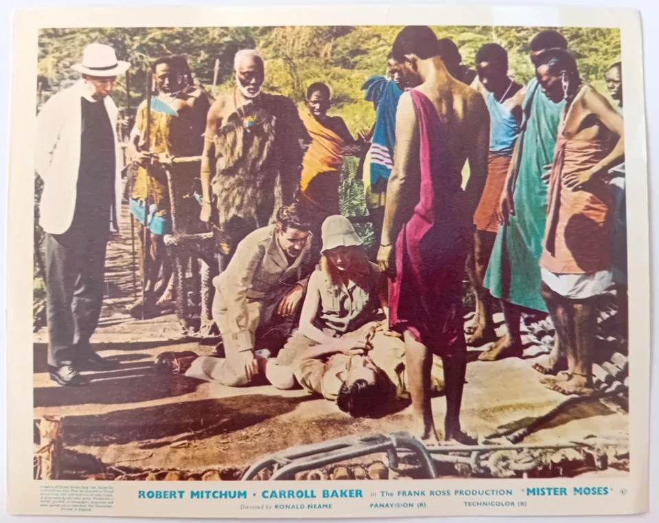 ORIGINAL LOBBY CARD MISTER MOSES Carroll Baker1965 Adventure Film - Image 1 of 1