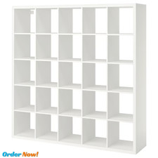 IKEA KALLAX Shelving Unit Display Shelves Bookcase Living Room Office 182x182cm