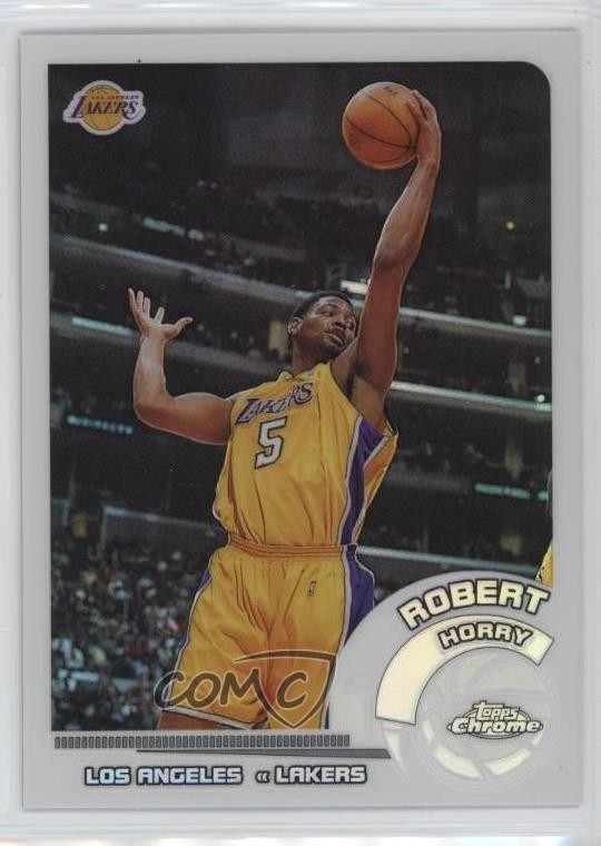 2002-03 Topps Chrome White Border Refractor 92/249 Robert Horry #70 4f5