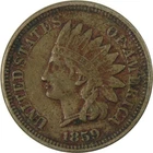 1859 Indian Head Cent VF Very Fine Details Penny 1c Coin SKU:I26997