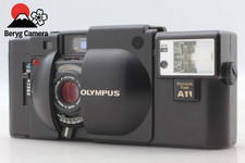 All Works  N MINT Olympus XA Rangefinder 35mm Film Camera A11 Flash From JAPAN