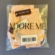 Adore Me Leanny Bra Panty Set Light Pink Flor...