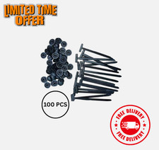 100 PCS Nylon Universal Cable Tie Buckle Heavy Duty Self-Locking Zip Ties Holder