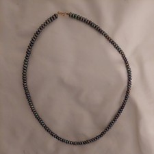  Fresh Water Pearl colar Necklace With  9ct Gold Clasp 18cm 