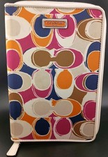Coach Signature C Tablet E Reader Case Notebook Case