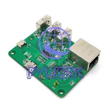 Network HUB Expansion Board USB to Ethernet HUB For Raspberry Pi Zero