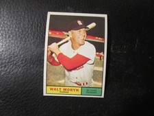 1961  TOPPS #91  WALT MORYN  CARDINALS      EXMT