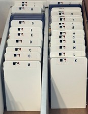 (26) TALL Sports Card Dividers with 26 FREE M...