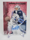 2025-26 Upper Deck Ice Connor Hellebuyck Red Auto #96