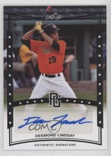 2014 Leaf Perfect Game Showcase Black Desmond Lindsay #A-DL2 Auto s3g