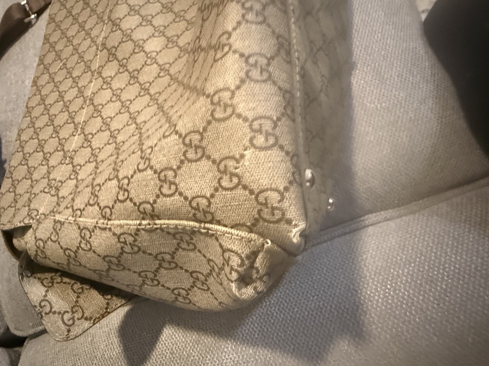 Authentic Gucci GG Plus Diaper Bag 