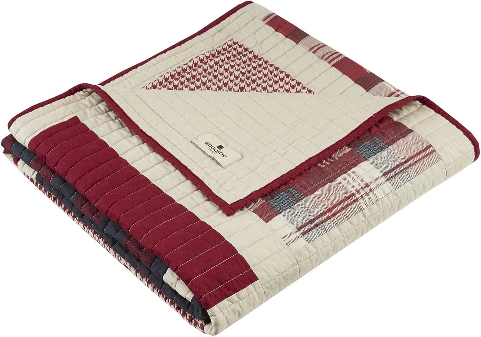 Quilted Throw Blanket - Moose Design, Lightweight Bedding - Image 3 of 4