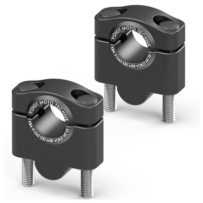 Voigt Bar Riser 30 mm fits Mash Seventy Five & diversen le  14- BLK