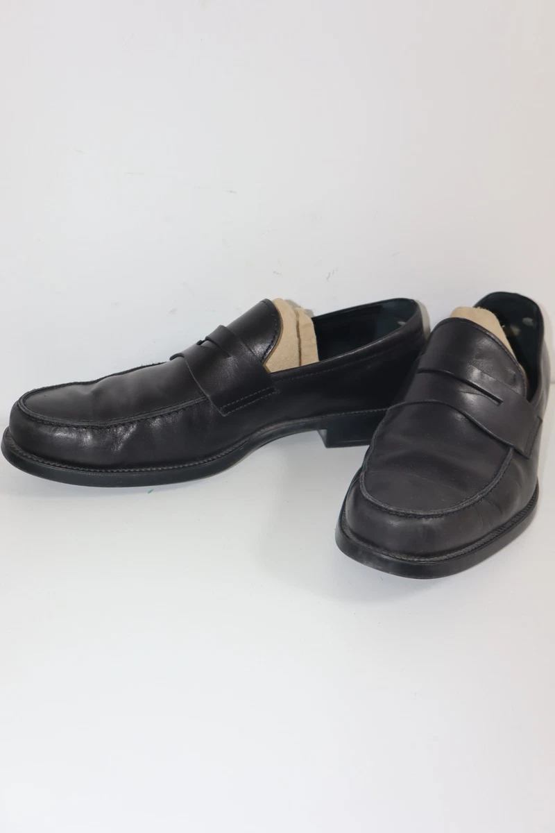 Chaussures Tod's Pour Homme En Cuir Noir - Taille 8 EU (41) - Richelieu Occasion Très Bon état