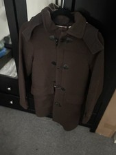 Burberry Brown Boys Duffle Coat Aged 12 Years Great Condition 100% Authentic