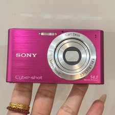 SONY DSC-W320 Digital Camera Cyber-shot 14.1 MP 3.0x Zoom English Set - Pink