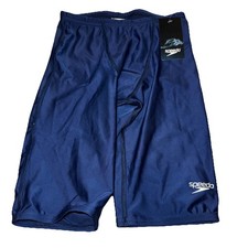 NEW NWT SPEEDO SWIMSUIT JAMMER PRO LT COMPETITION TRAINING 28 RACE SWIM SUIT S