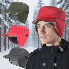 Outdoor Windproof Winter Thermal Warm with Ear Flaps Thermal Hat For Men Women