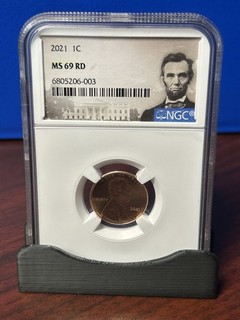 2021 Lincoln Shield Cent NGC MS69 RD POPULATION OF ONLY TEN! TOP POP