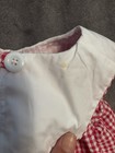 Smocked Lobster Gingham Baby Girl 18-24 Months Dress Romper Outfit Red White — photo 3
